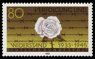 Briefmarke zur Ehrung der Weißen Rose