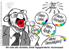 Zerplatzende SPD-Seifenblasen