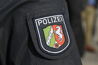 Das Wappen der Polizei Nordrhein-Westfalen.