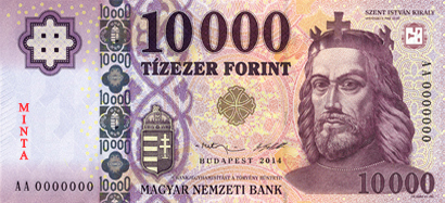 10.000 Forint Banknote