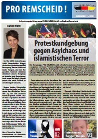 Titelseite der Infozeitung Remscheid 2016