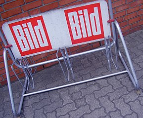 Fahrradständer „Bild“-Zeitung