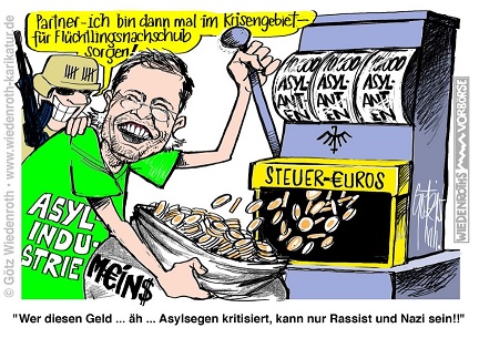 Die Asyl-Industrie bedient sich üppig am Steuergeld