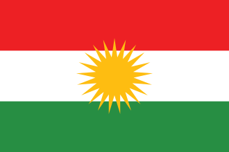 Flagge Kurdistans