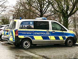 Fahrzeug der Stadtpolizei Frankfurt am Main